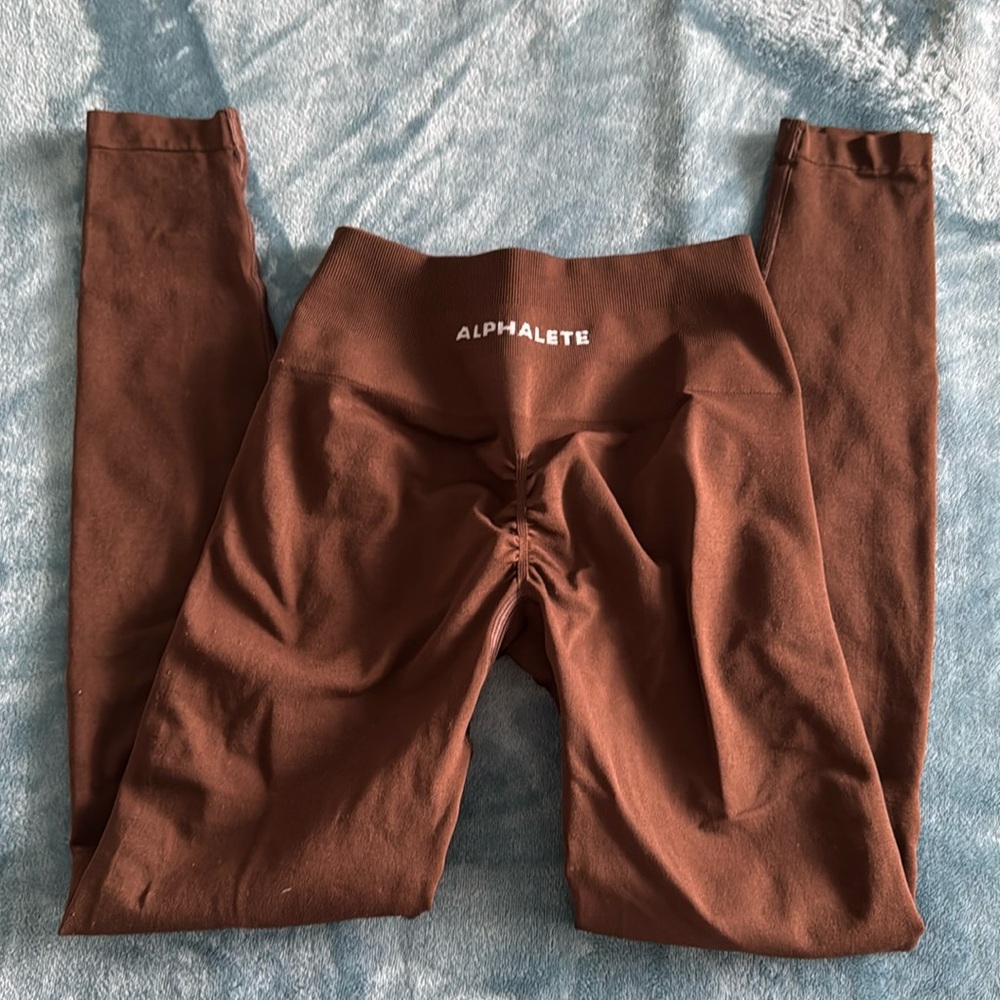 Brown Alphalete leggings